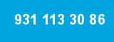 931 113 30 86 931 113 30 86